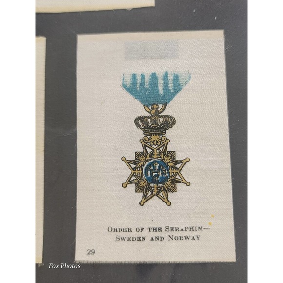 Antique 1912 Emblem Series Tobacco Silks Old Mill Lot of 6 - Prussia Belgium - Picture 2 of 7